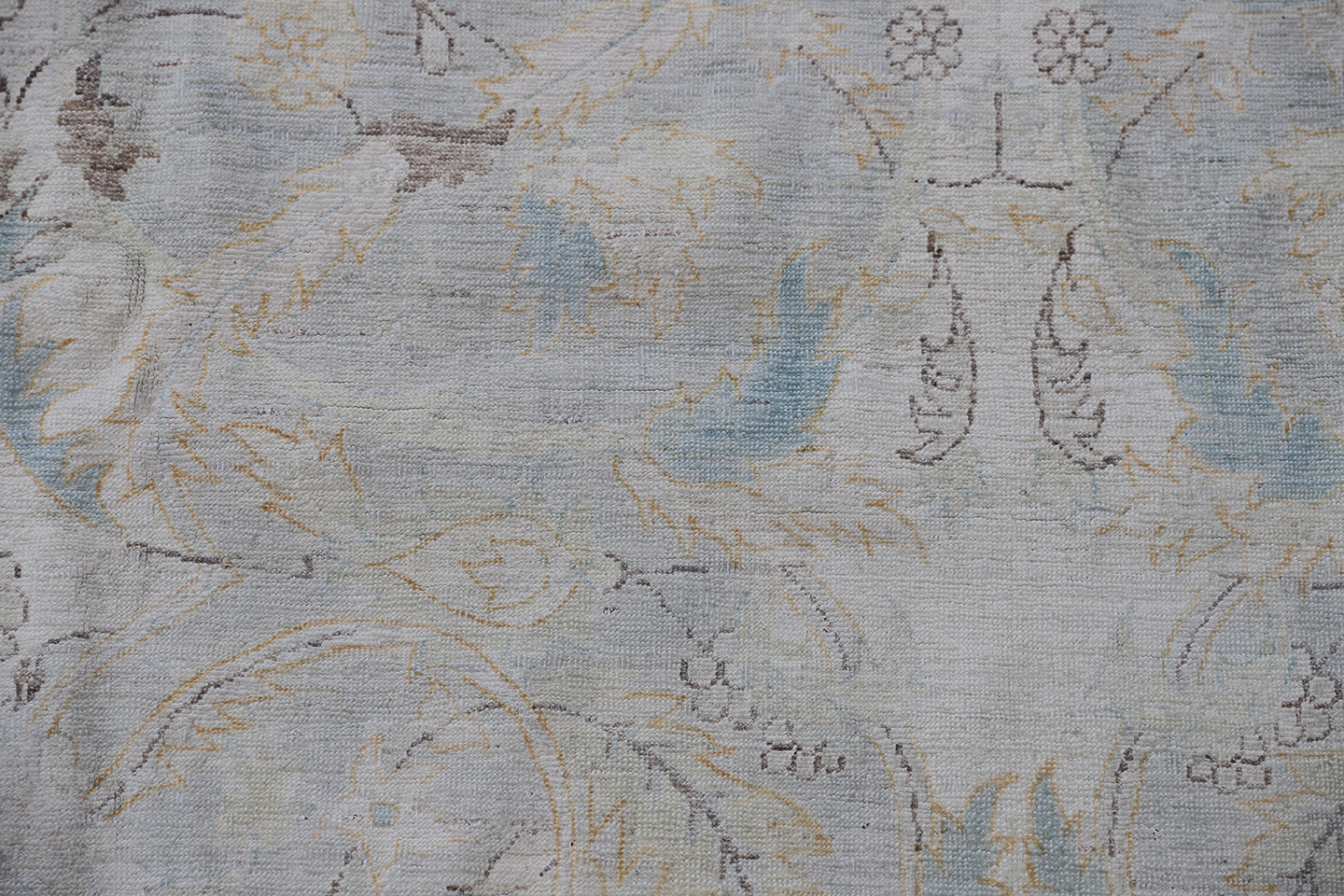 6'x9 Ariana Polonaise Design Blue Cream Beige Brown Rug