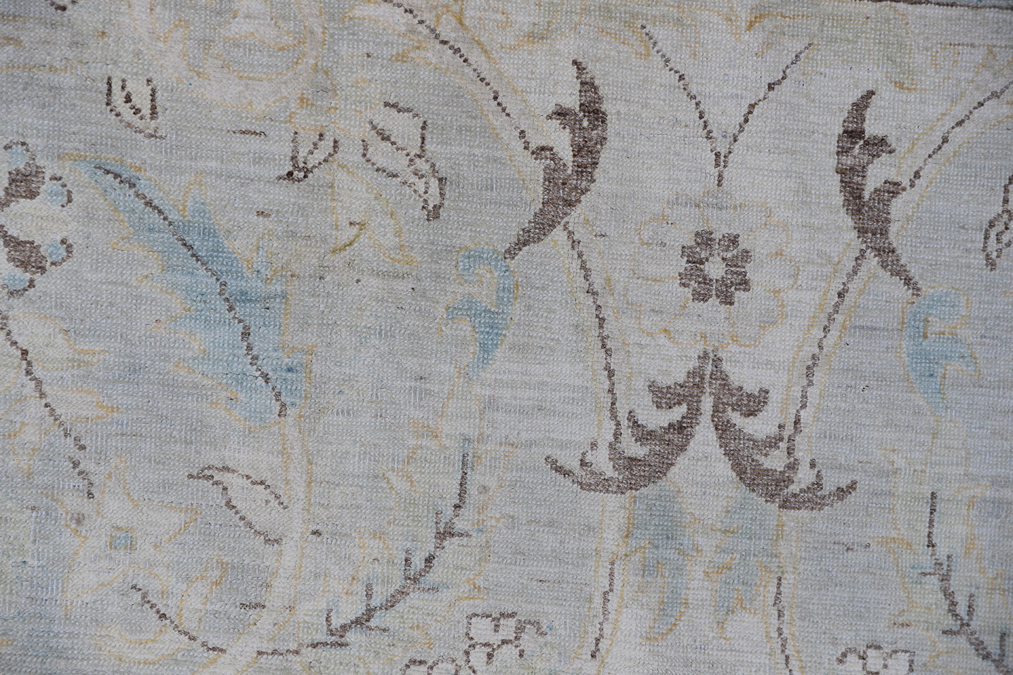 6'x9 Ariana Polonaise Design Blue Cream Beige Brown Rug