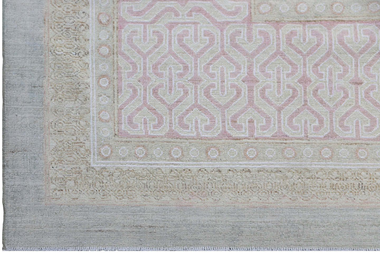 10'x14' Ariana Traditional Sultanabad Design Green Pink White Rug