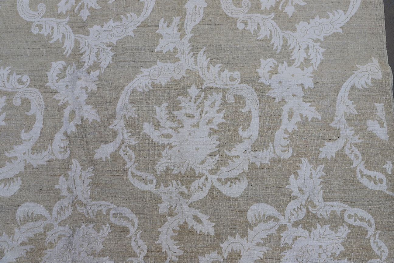 6'x9' Ariana Modern Green White Floral Design Rug