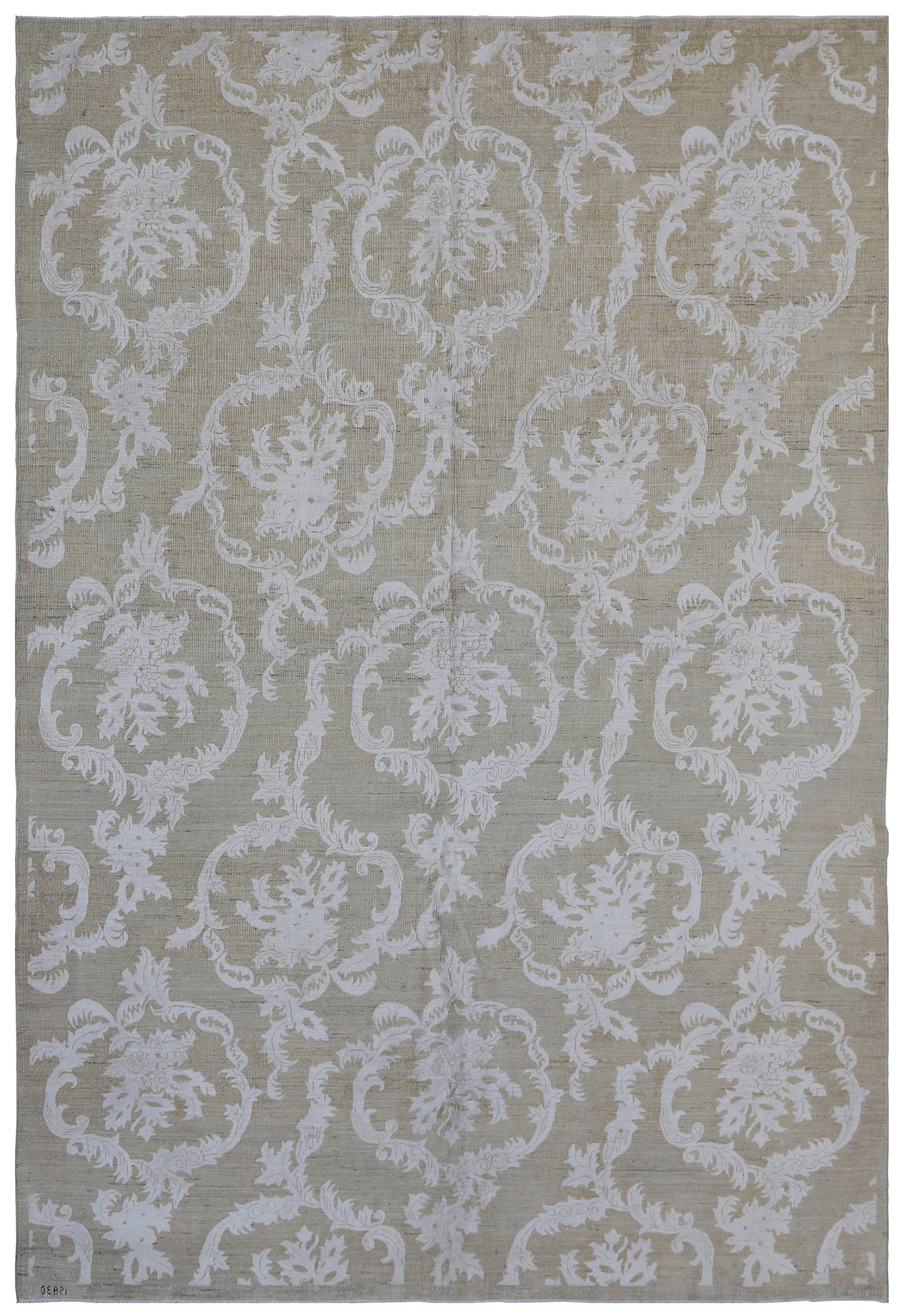 6'x9' Ariana Modern Green White Floral Design Rug