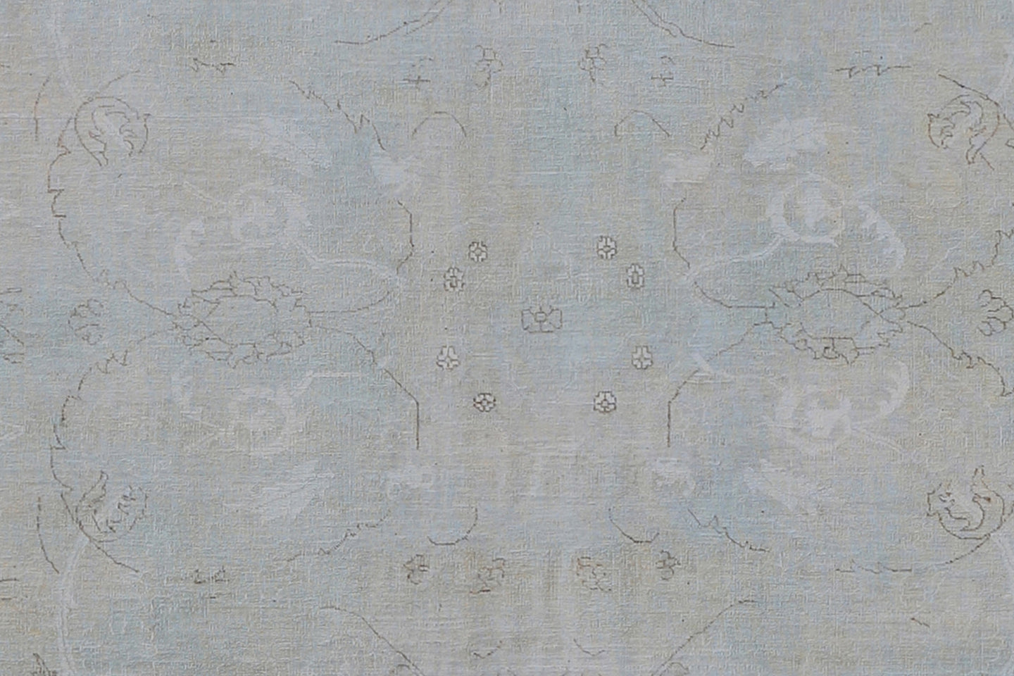 10'x14' Pale Fine Quality Polonaise Silk and Wool Ariana Luxury Rug
