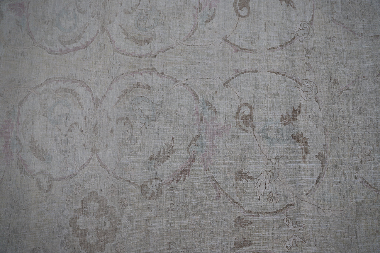 8'x10' Ariana Polonaise Design Beige Blue Ivory Brown Traditional Rug