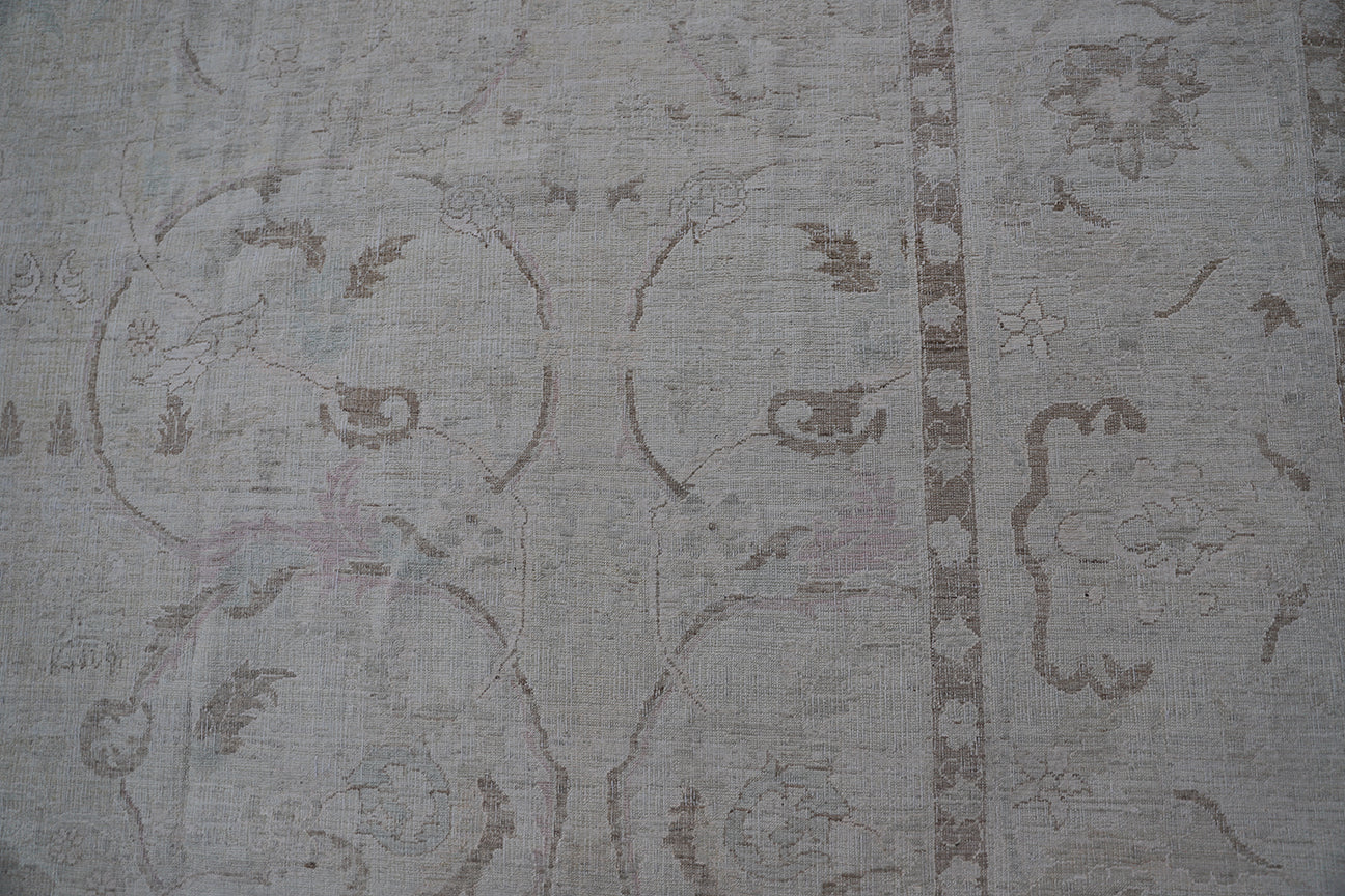 8'x10' Ariana Polonaise Design Beige Blue Ivory Brown Traditional Rug