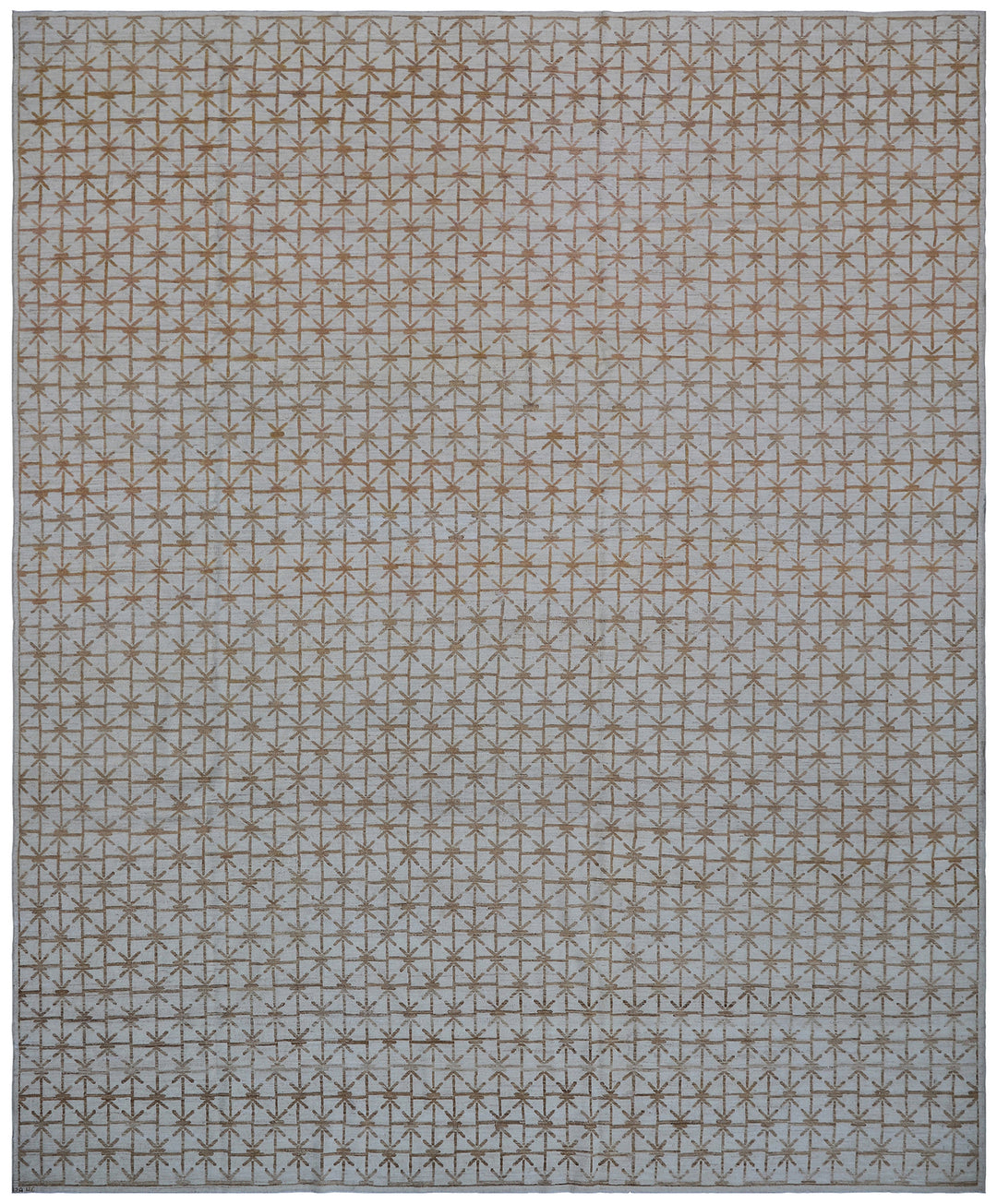 9'x12' Ariana  Hand Knotted Geometric Iron gate Pattern Modern Rug