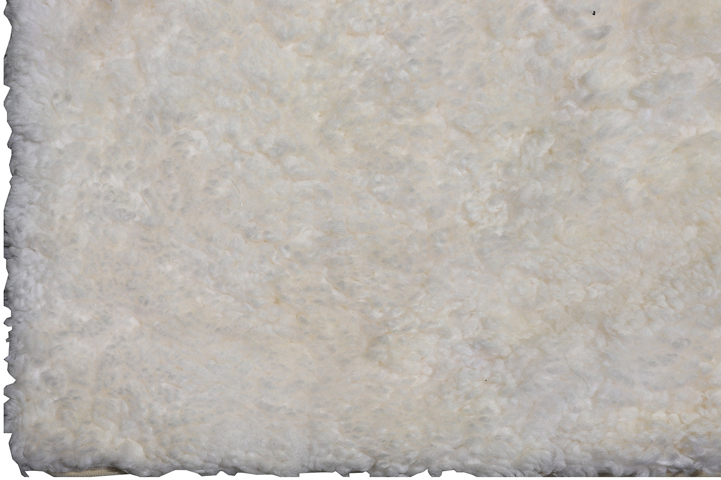 10'x14' Ariana Modern Solid White Sheep Skin Rug