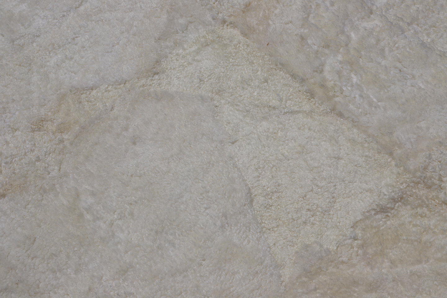 10'x14' Ariana Modern Solid White Sheep Skin Rug