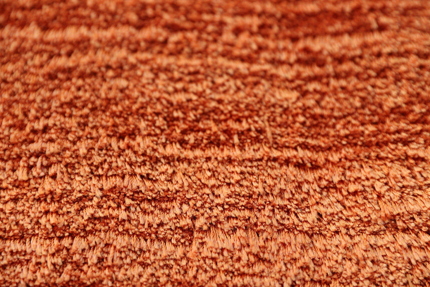 8'x10' Ariana Modern Orange Solid Banana Silk Rug
