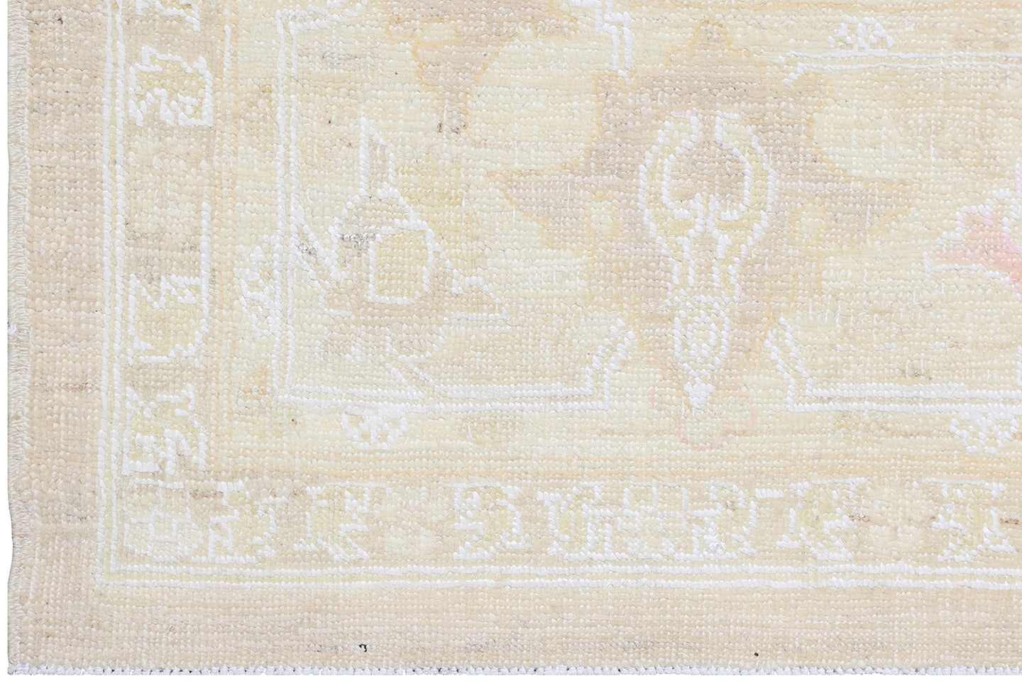 4'x20' Ariana Tabriz Design Cream Ivory White Pink