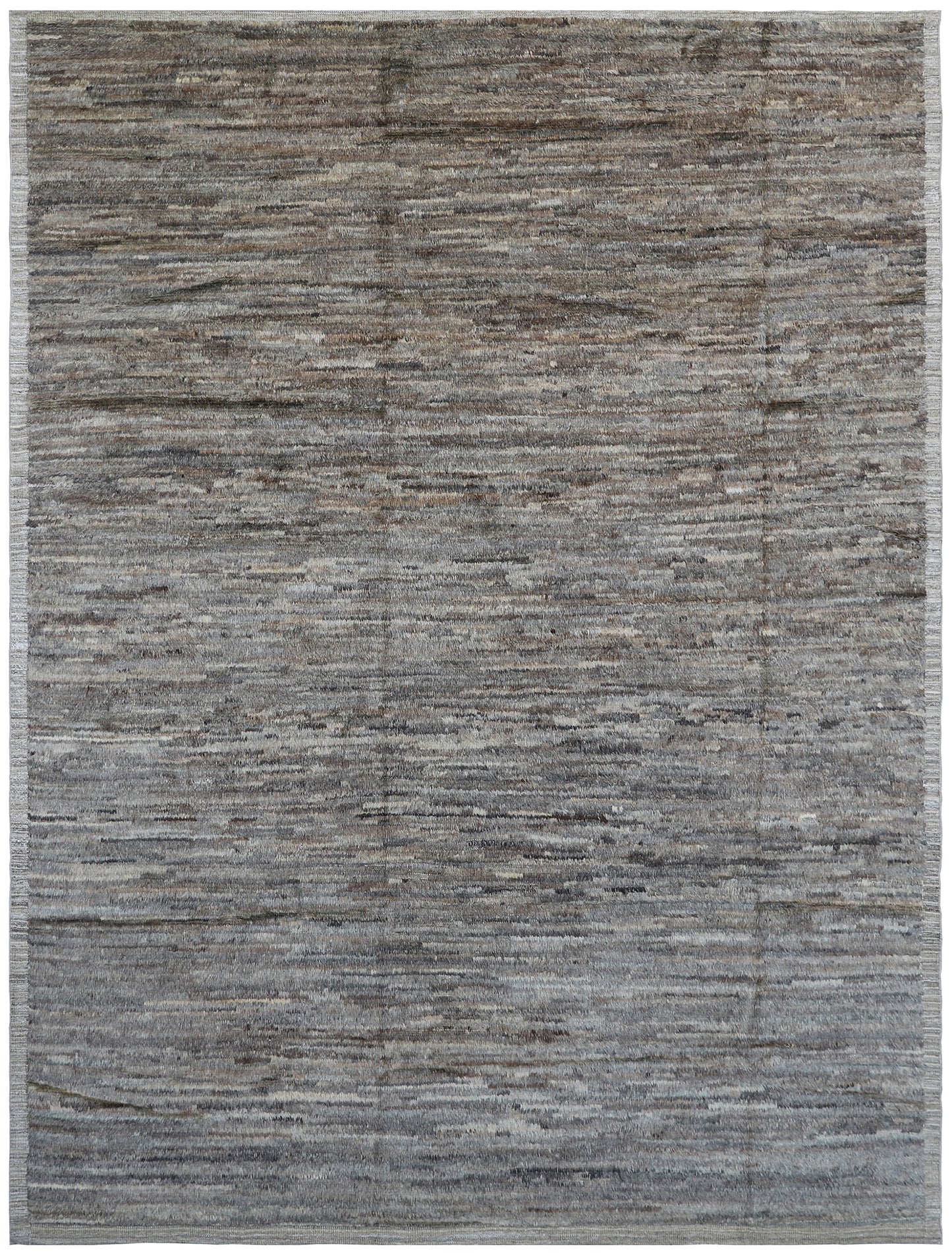 8'x12' Ariana Moroccan Grey Brown Barchi Rug