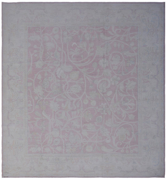 8'x9' Ariana Luxury Transitional Floral Pink Cream Rug