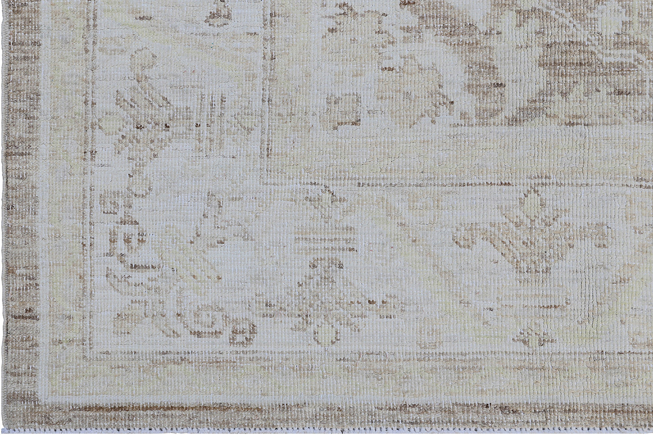 6'x9' Ariana Sultanabad Design Brown Ivory Rug