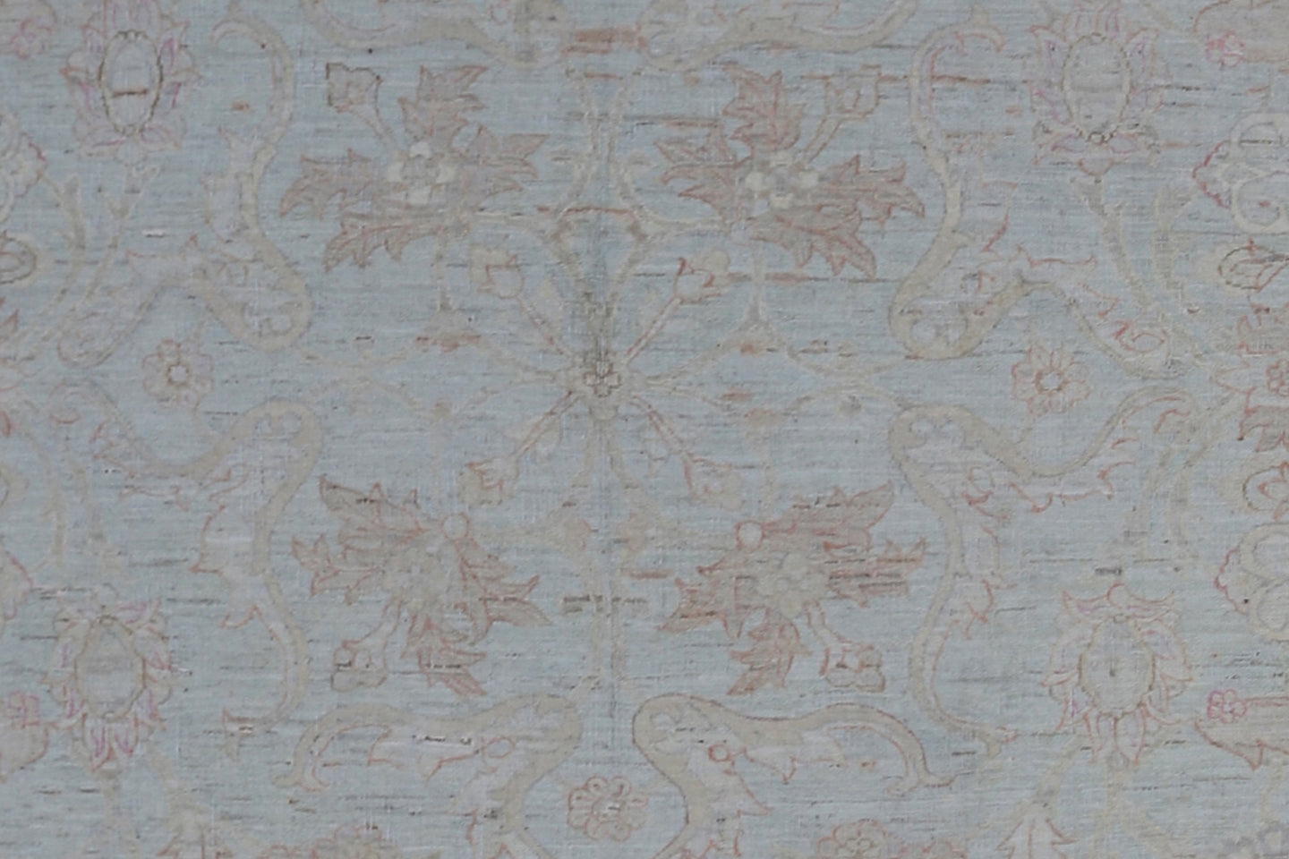 6'x9' Ariana Tabriz Design Blue Pastel Ivory Pink Rug