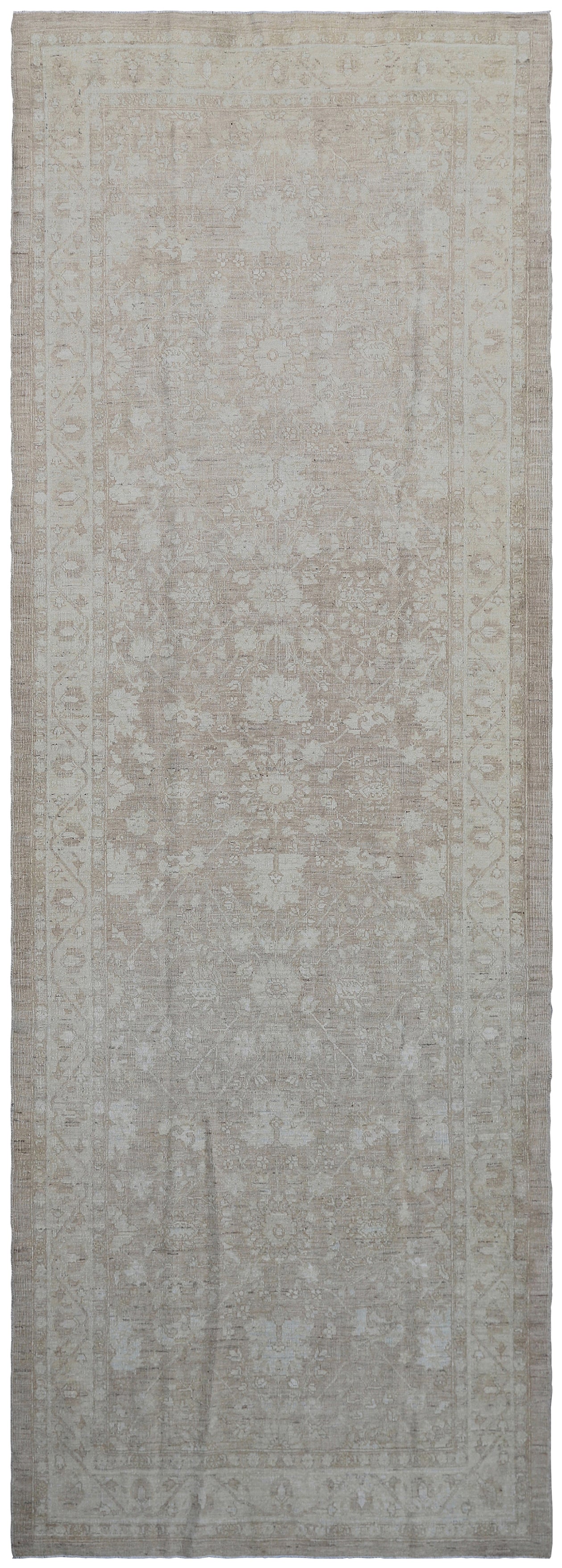 3'x10' Ariana Tabriz Design Earth Tone Runner Rug
