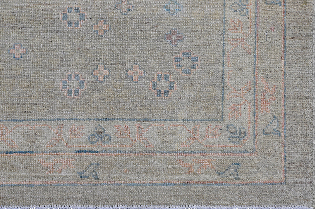 9'x12' Ariana Mamluk Ivory Blue Rug