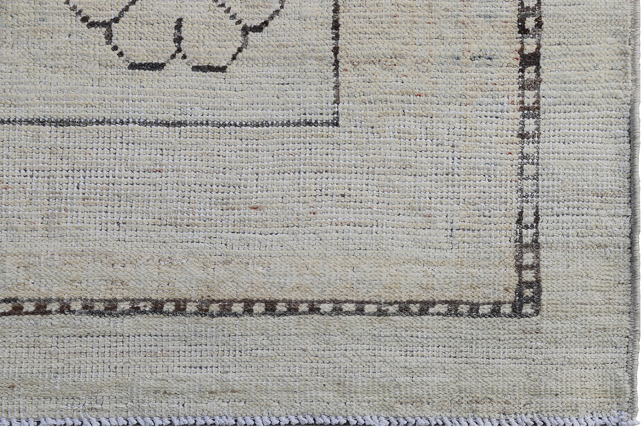 10'x13' Pale Blue Brown Soft Terracotta Ariana Samarkand Rug