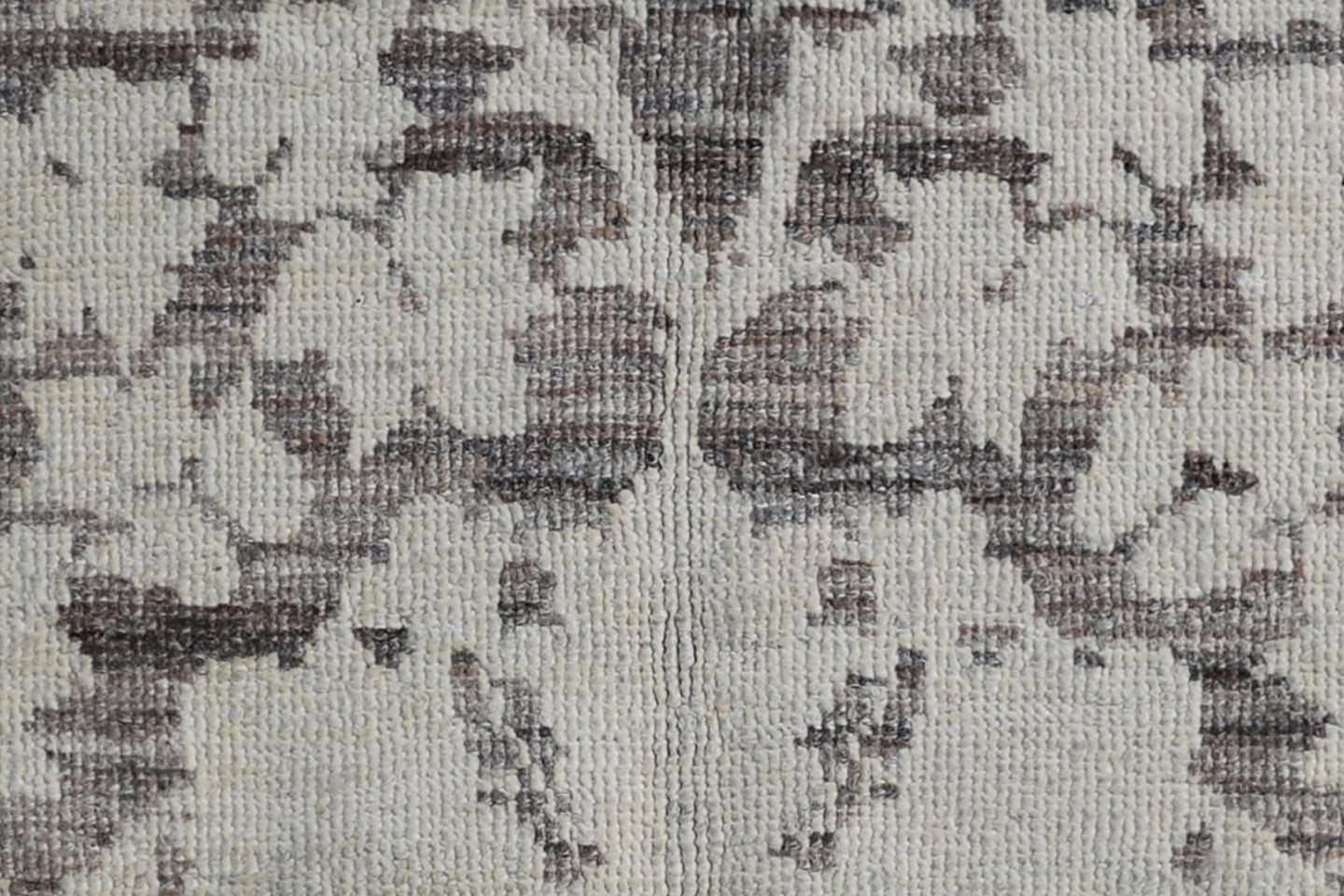 2'x2' Ariana Floral Square Brown Ivory Rug