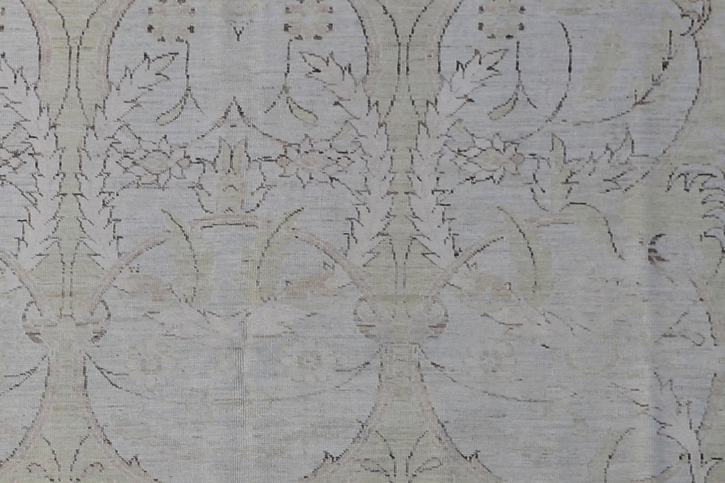 6' x 9' Ariana Polonaise Design Soft Yellow Ivory Brown Rug