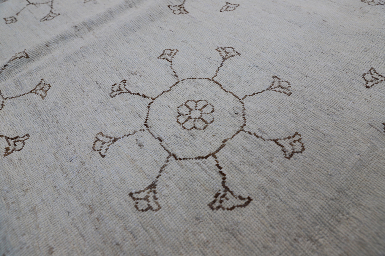 5'x7' Ariana Floral Ivory Brown Rug