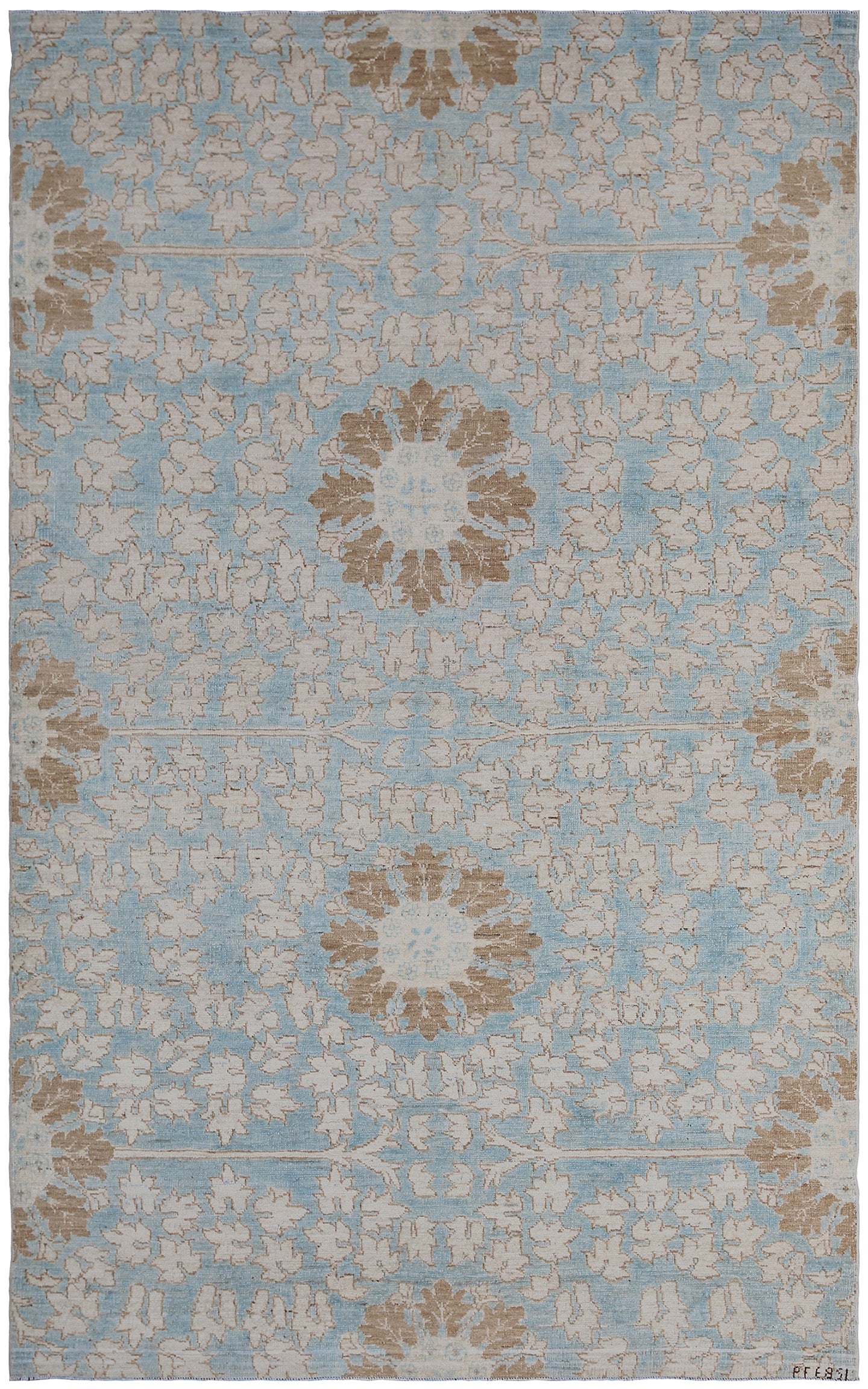 4' x 6' Ariana Floral Entry Handmade Rug