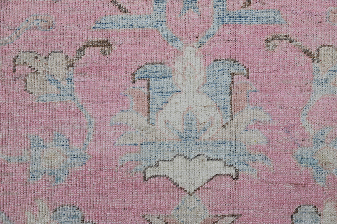 4'x6' Ariana Caucasian Pink Ivory Hazara Rug