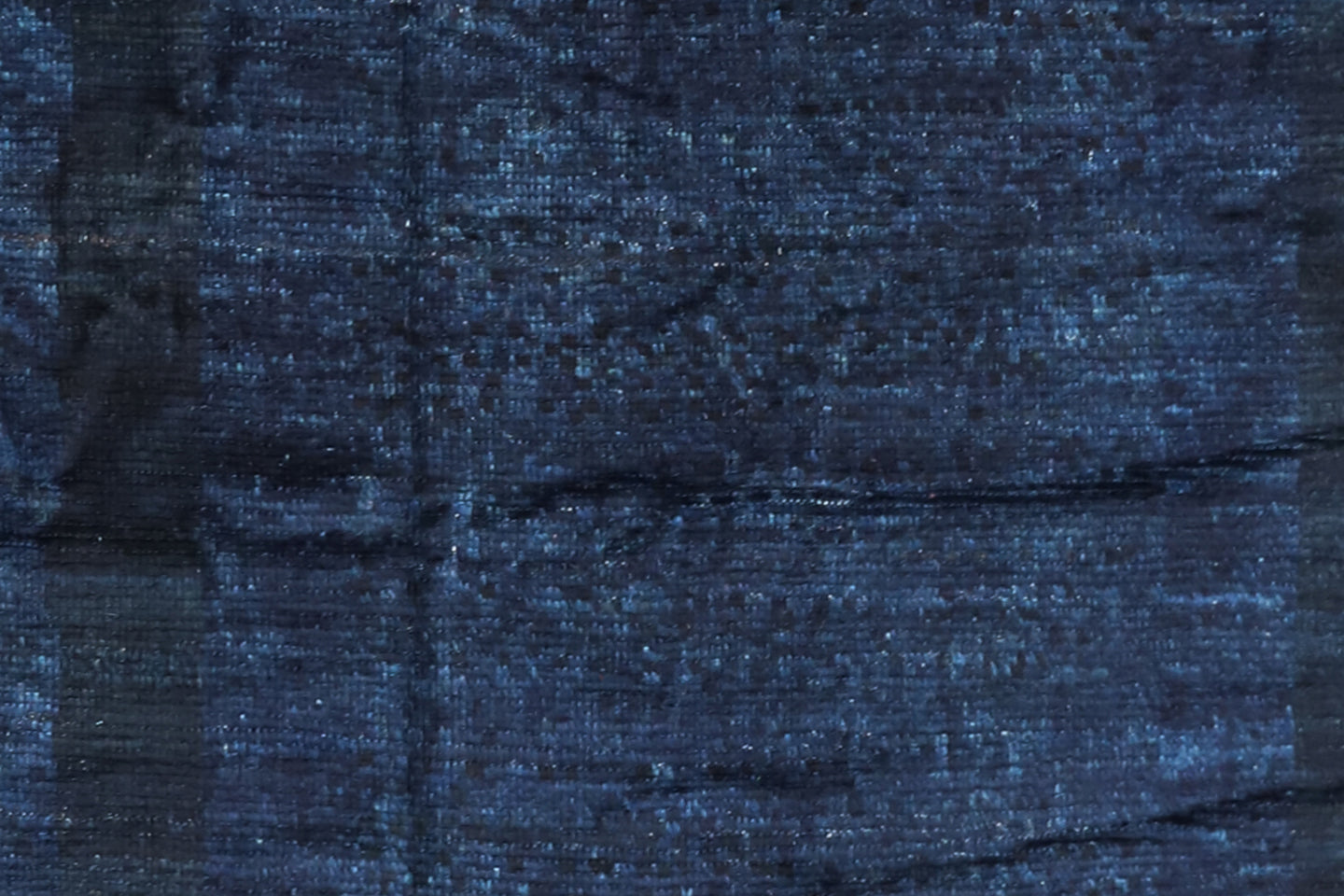 8'x11' Ariana Moroccan Style Solid Deep Blue Barchi Rug