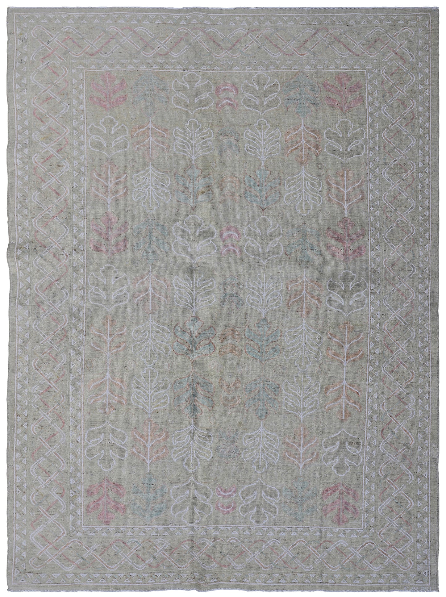4'x6 Ariana Transitional Leaf Design Rug