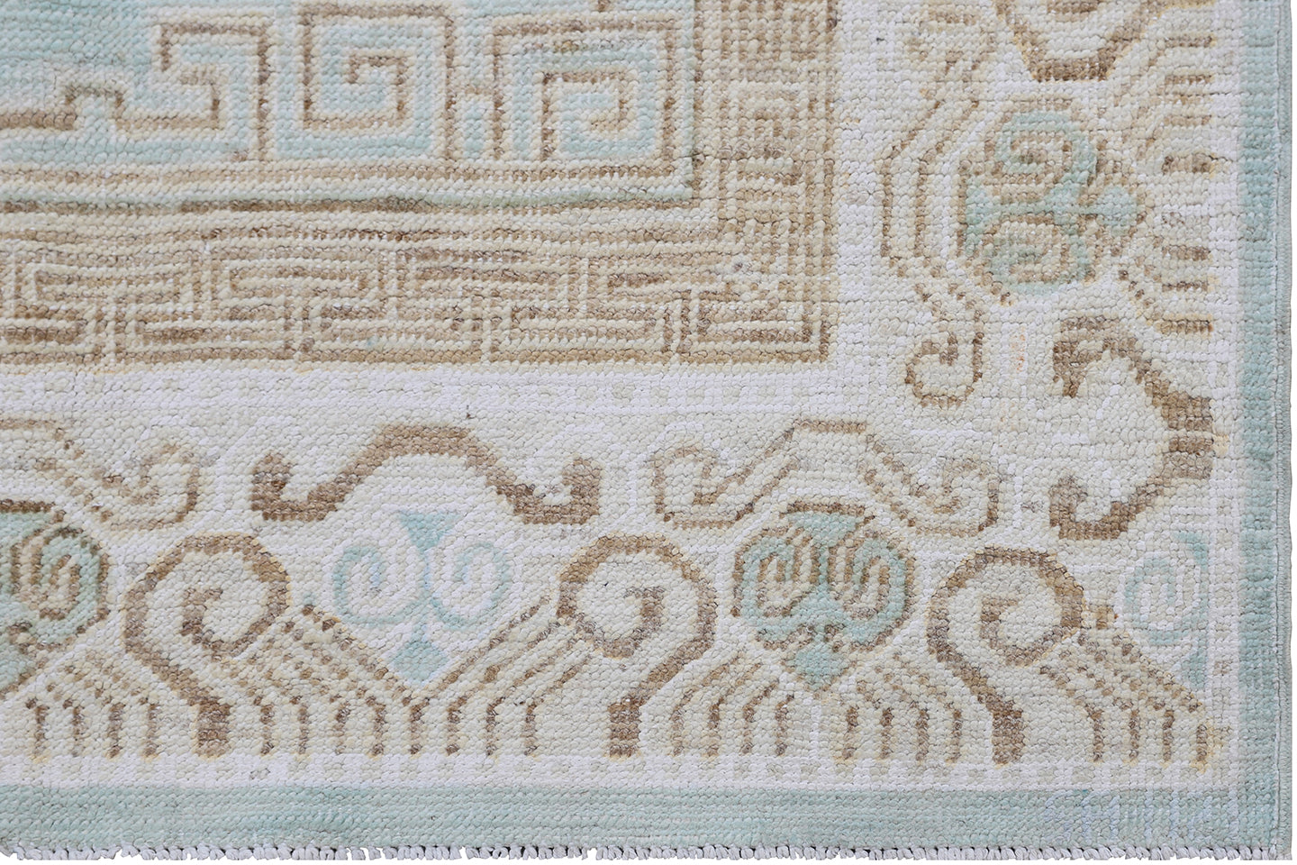4'x11' Ariana Samarkand Design Blue Ivory Runner