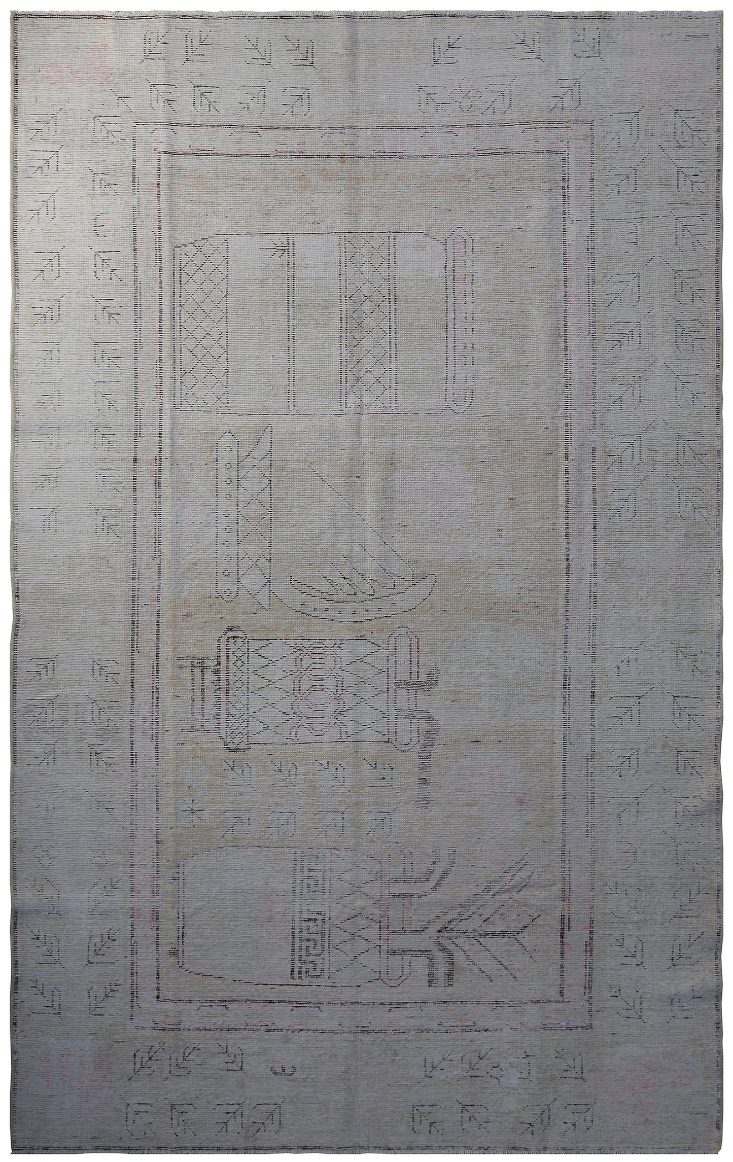 5'x8' Vintage Samarkand Rug