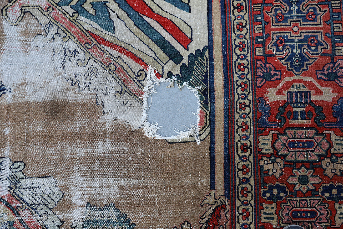 12x15 Persian Seneh Antique Rug