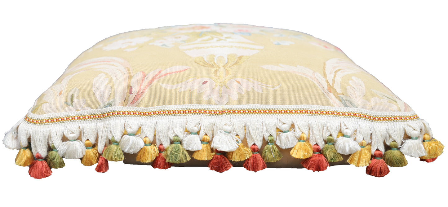 21''x21'' Ariana Hand Woven Silk Pillow