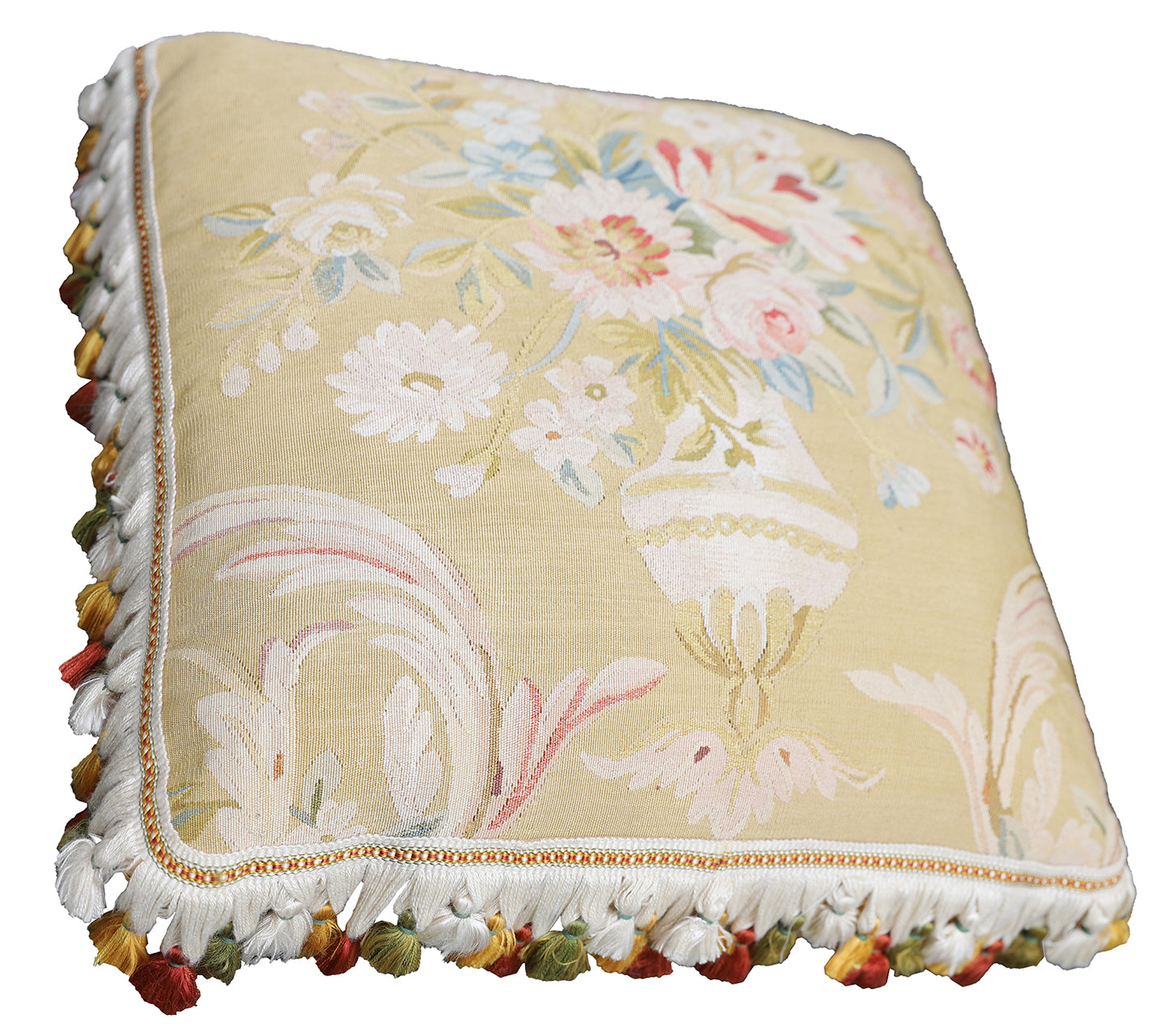 21''x21'' Ariana Hand Woven Silk Pillow