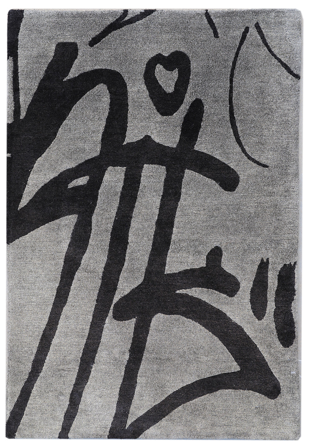 2'x3' Hand Knotted Silk Rug | Ariana Modern Custom Only | Graphiti Rug