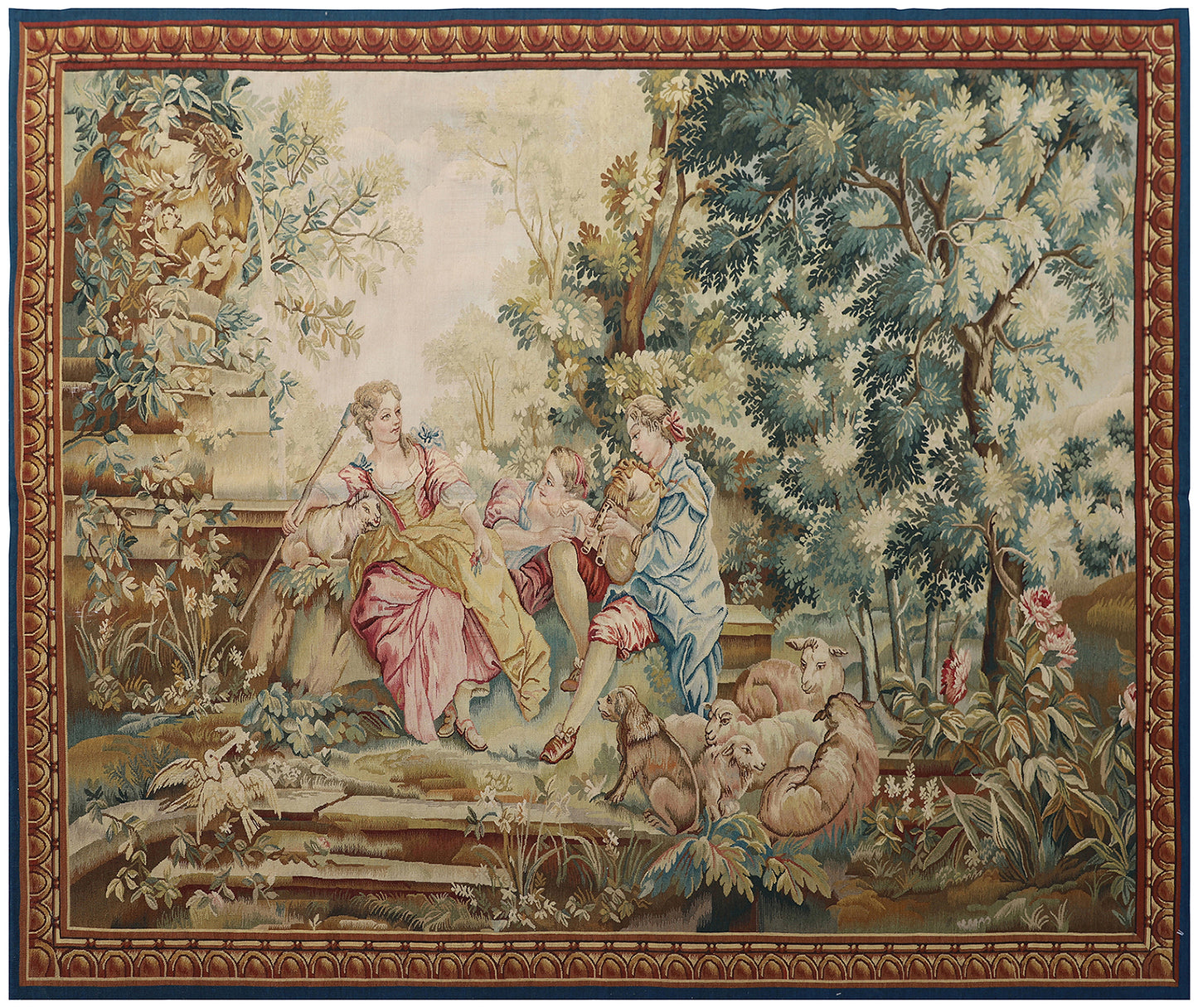 5x7 Hand Woven Pictorial Wall Hanging Tapestry