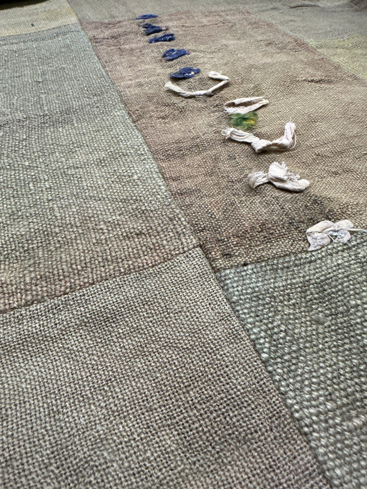 3'x7' Turkish Kilim | Patchwork | Small Runner Rug