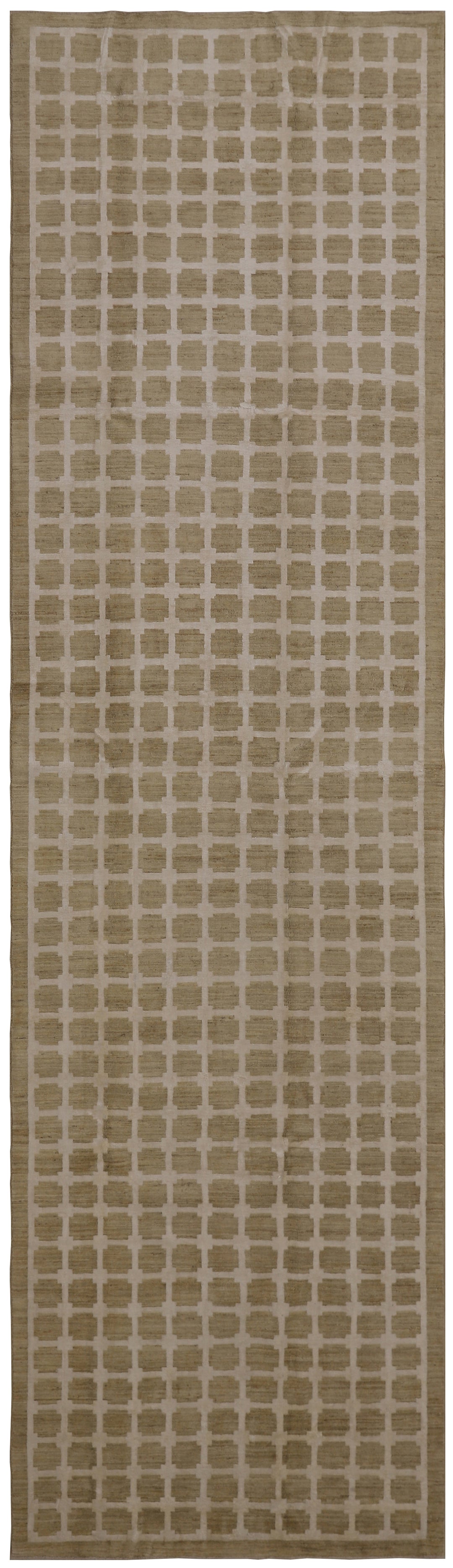 4'x15' Wide & Long Runner | Contemporary Wool Long Runner
