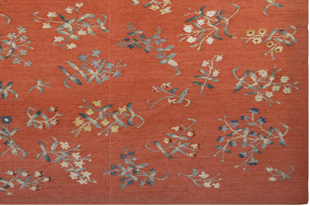 4'x6' Wool Aubusson Area Rug | Millefleur Aubusson Rug