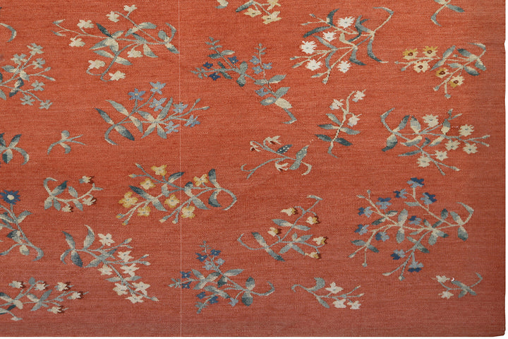 4'x6' Wool Aubusson Area Rug | Millefleur Aubusson Rug