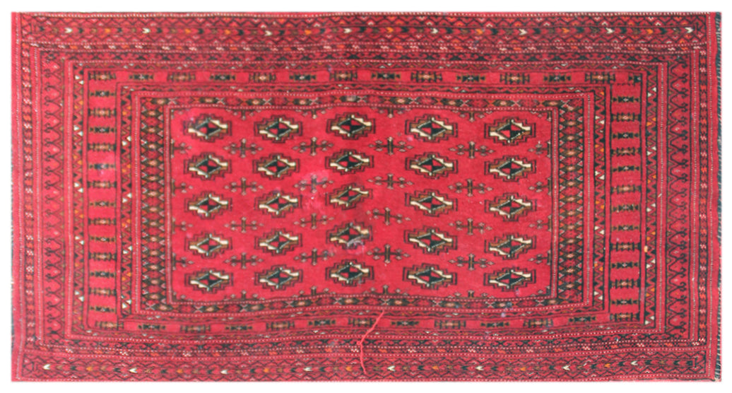 2'x4' Afghan Toushak Rug