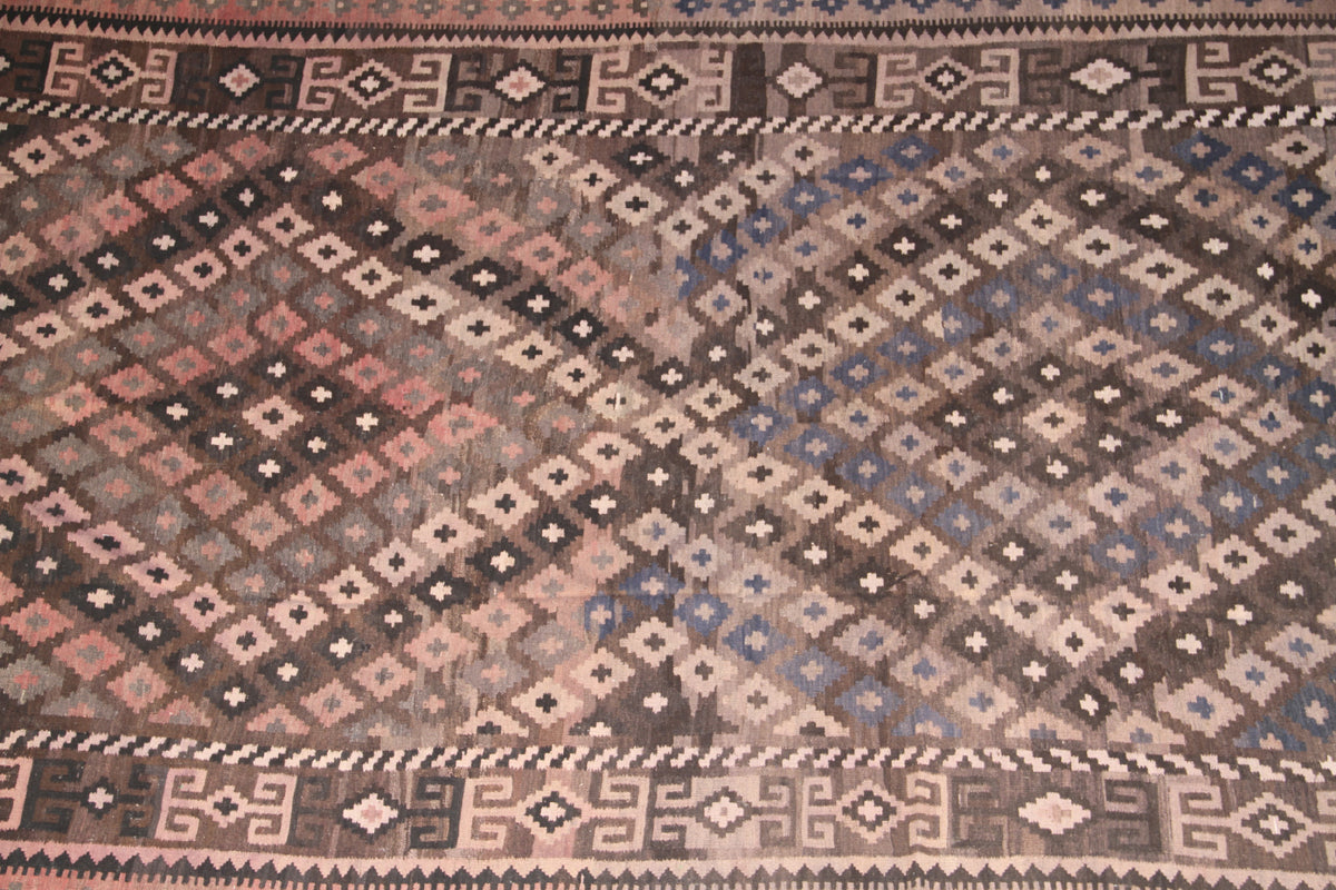 16.04 x 9.07 Afghan Tribal Maimana Kilim