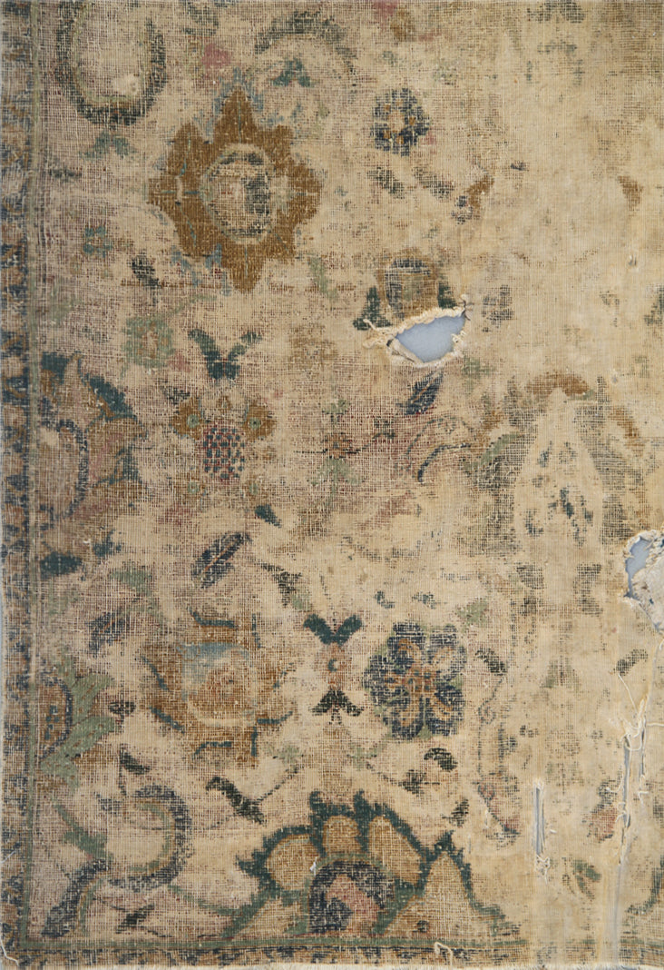 4'x11' Antique 16th. Century Persian Isfahan Rug