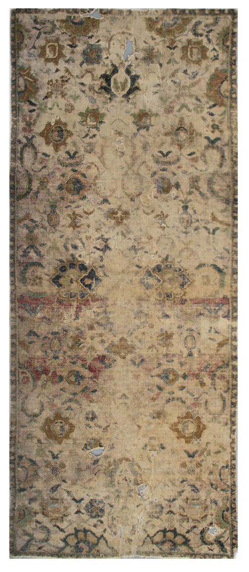 4'x11' Antique 16th. Century Persian Isfahan Rug