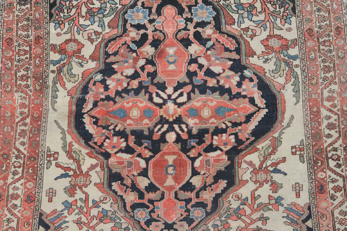 4x6 Persian Faraghan Antique And Semi Antique Rug
