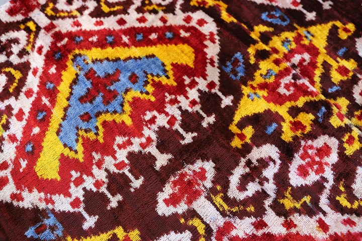 2'x2' Velvet Ikat Pillowcase