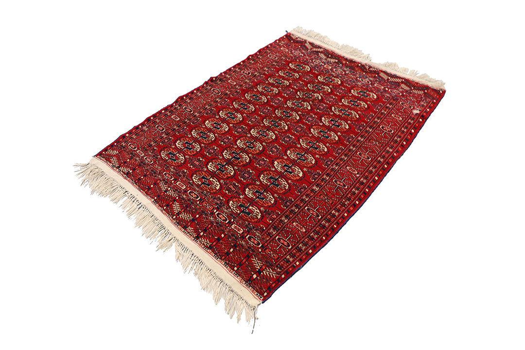 4'x5' Vintage Turkman Rug