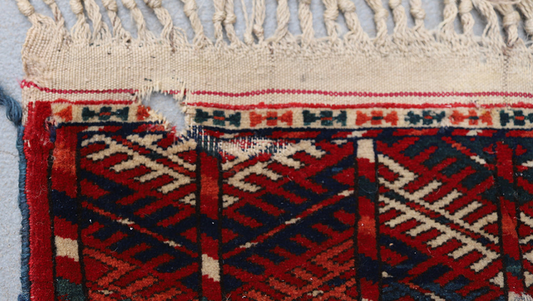 4'x5' Vintage Turkman Rug