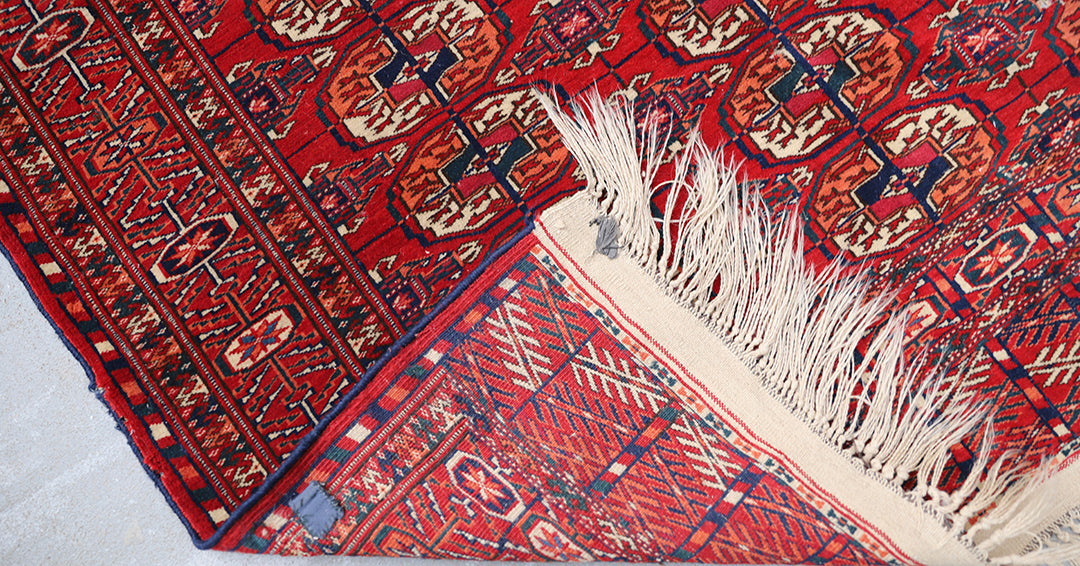 4'x5' Vintage Turkman Rug