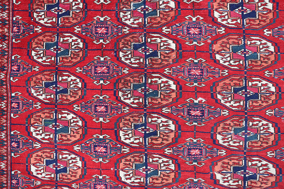 4'x5' Vintage Turkman Rug