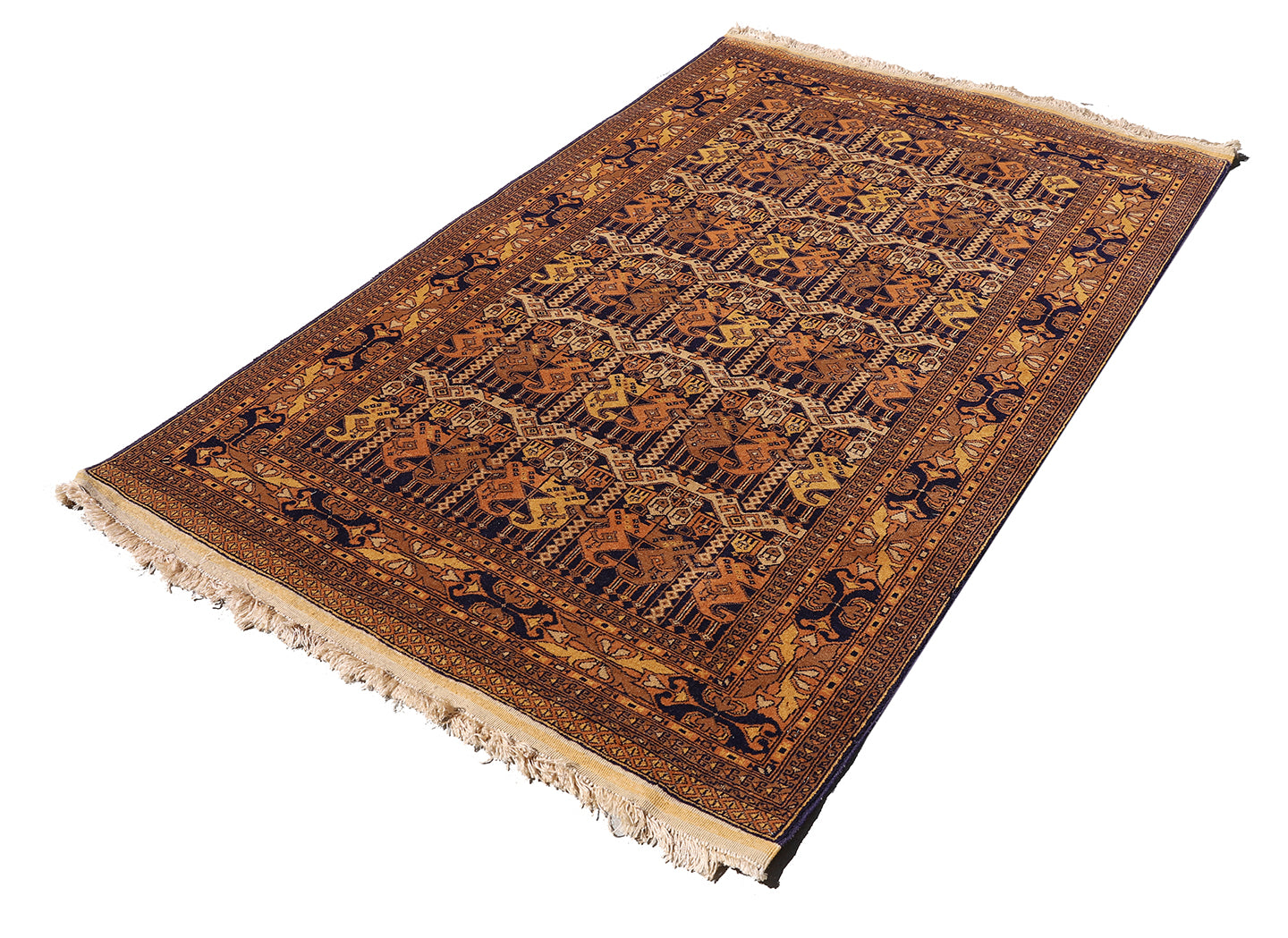 4'x6' Afghan Wool Rug
