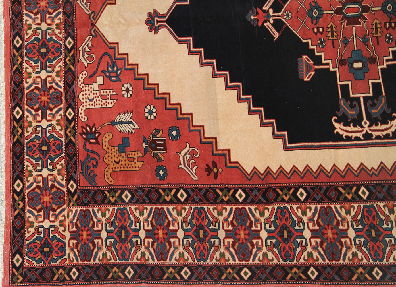 6x9 Very Fine Persian Serapi Design New Afghan Herat Rug